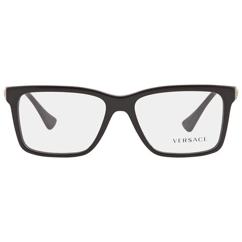 Versace Demo Rectangular Men's Eyeglasses .